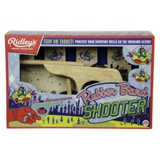 Gummibandpistole „Alien Invasion“. Für 1 oder mehrere treffsichere Helden*innen.