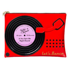 Tasche „Record Player“ Cosmetic Pouch von Tatty Devine. Vielseitig einsetzbar!