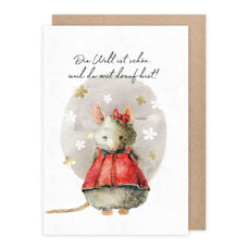 Doppelkarte* Die Welt ist schön, weil Du mit drauf bist!