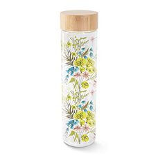 Flasche* Glasflasche “Wildflowers” 500 ml Fassungsvermögen.