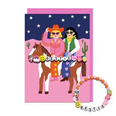 Doppelkarte*Bestie. 2 in 1: Karte mit Armband! Doppelkarte*Bestie. 2 in 1: Karte mit Armband!
