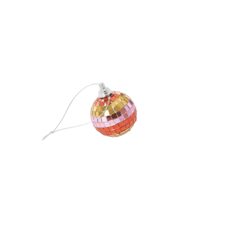 Mini Discokugel* Diskokugel in Pink-gold-orange.