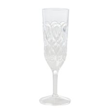 Champagner Glas* Champagnerflute aus klarem Acrylglas.