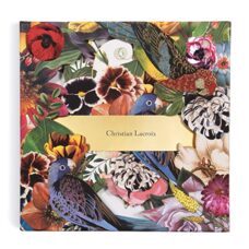 Briefpapier-Set „Birds Sinfonia“ von Christian Lacroix Paris. 6 Karten mit Couverts.
