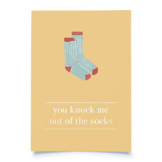 Postkarte* You knock me out of the socks