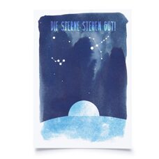 Postkarte* Die Sterne stehen gut.