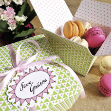 Geschenkbox grün – mit Liebe entworfen